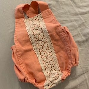 Ashley Rose Coral Romper